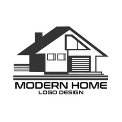Modern Home Vector Logo Design