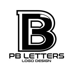 PB Letters Vector Logo Design