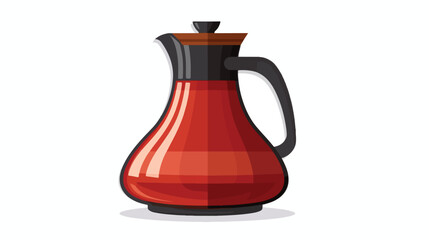 Fototapeta na wymiar Coffee jug icon image design vector illustration flat 