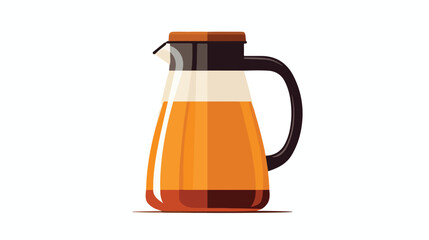 Coffee jug icon image design vector illustration flat 
