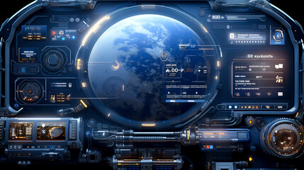 Immersive Three-Dimensional UI Interface: Technological Space Exploration