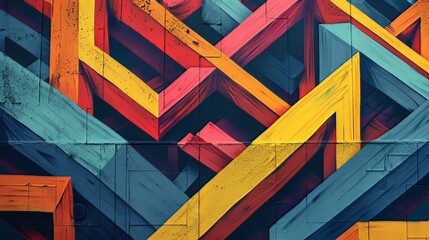 Geometric Patterns: Modern and stylized images featuring intricate geometric patterns 