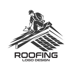 Roofing Vector Logo Design