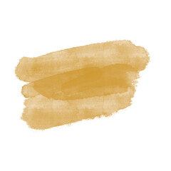 Watercolor brush strokes shape