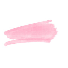 Watercolor brush strokes shape