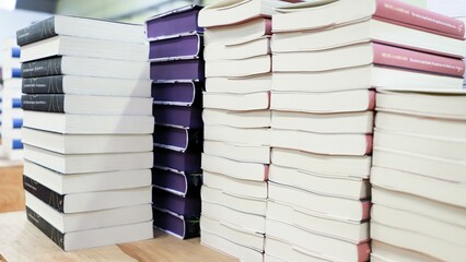 stack of books