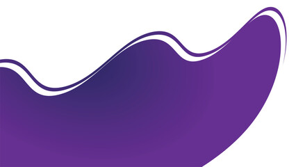 Purple wave element vector image for backdrop or presentation