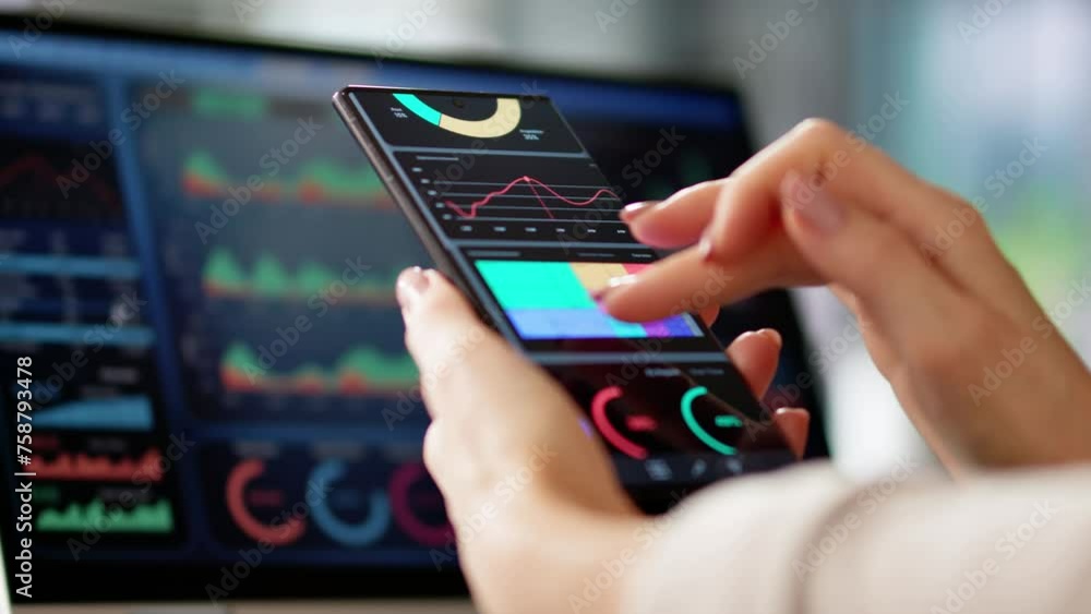 Aufkleber business data analytics dashboard
