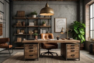 Rustic Chic Home Office