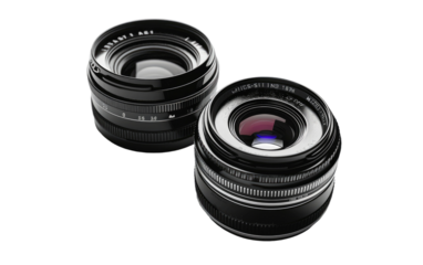 Toy Lens Adventures: Exploring with Cameras isolated on transparent Background