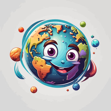 Planet Logo Design Very Cool
