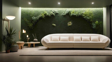 greenish background lounge