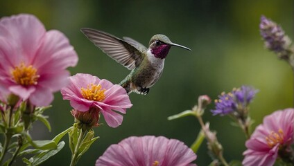 Fototapeta premium hummingbird in flight