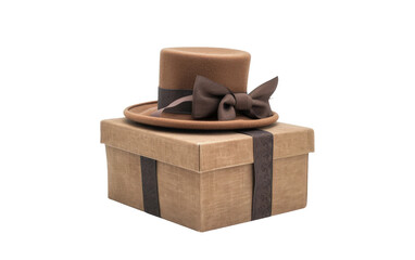 The Enigma of Hats and Boxes isolated on transparent Background
