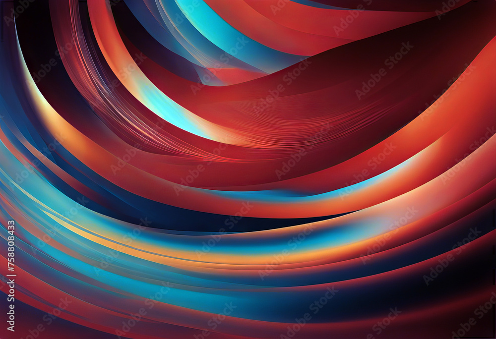 Poster gradient swirl abstract glow modern lines background pattern stock illustration