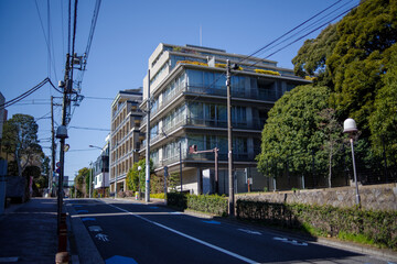 Fototapeta premium 東京渋谷区東四丁目の都市風景