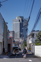 Obraz premium 東京都渋谷区広尾2丁目の都市風景
