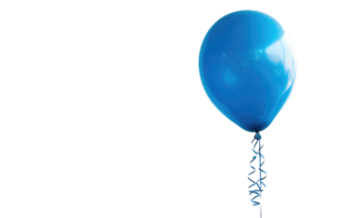 Cyan Sky Orb isolated on transparent Background