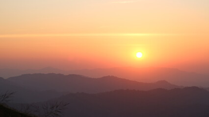 Sunset over the mountains in the evening.
Description41/200
