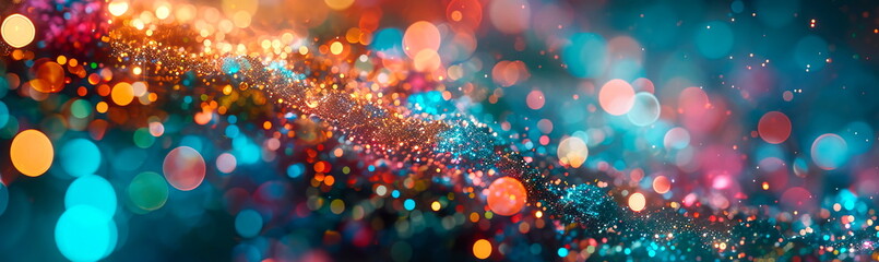 bokeh effect and abstract elements adding a touch of cosmic mystery.