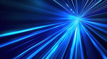 blue abstract background, technology light speed concept