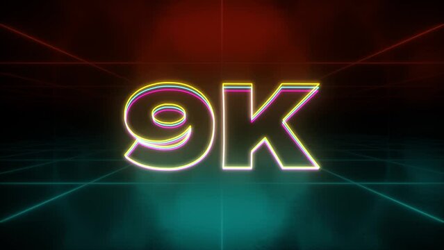 9k animation retro background