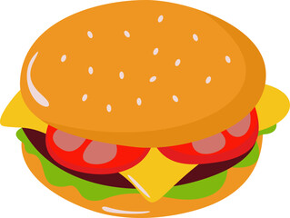 Hamburger Illustration