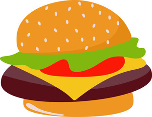 Hamburger Illustration