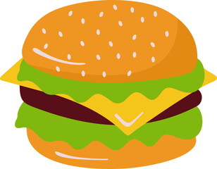 Hamburger Illustration