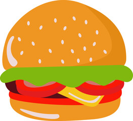 Hamburger Illustration