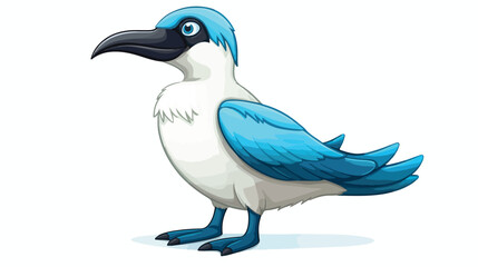 Blue-footed booby hand drawn