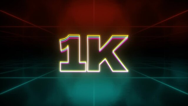 1k animation retro background