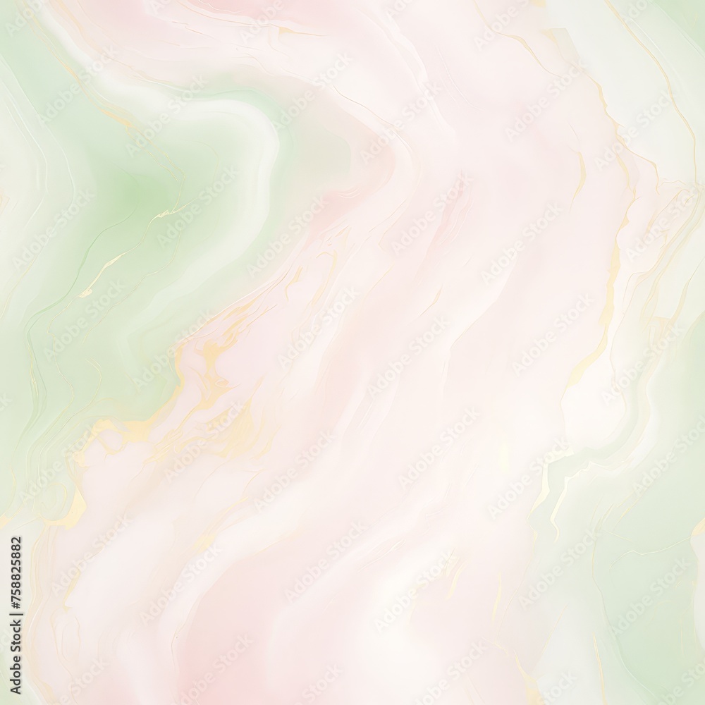 Aufkleber a vibrant background featuring swirls of emerald green and soft pink marble textures blending harmon