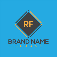 Letter RF Logo and monogram design for brand awareness