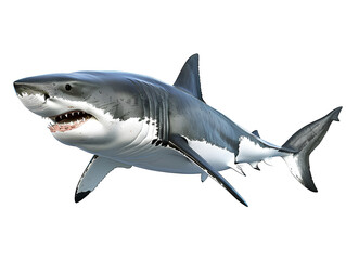 Obraz premium shark isolated on white