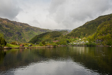 Fototapeta premium fjord landscapes in Norway