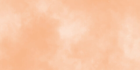 Orange ink and watercolor textures on white paper background.beautiful and colorful watercolor used for wallpaper,making flyer,poster,cover,banner and any design.