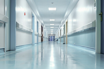 Naklejka na ściany i meble Hospital Corridor
