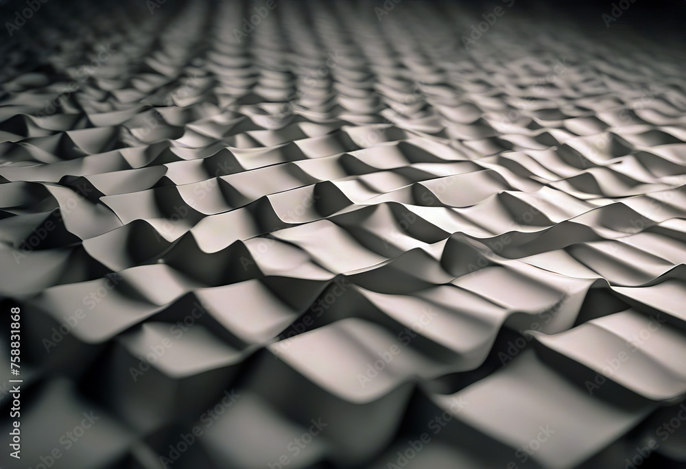Poster crumpled grid paper texture animation stock video