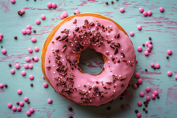 Delicious Designs Top-Down View of Artfully Arranged Donuts
Sprinkle Spectacular Donut Towers That Spark Joy
Confectionery Creations A Palette of Playful Donuts
