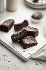 brownie fondant au chocolat fait maison