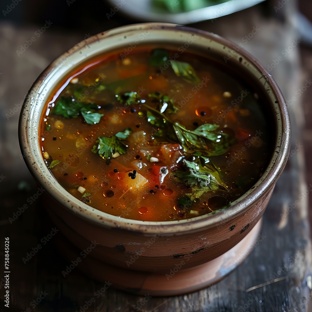 Sticker rasam spicy soup