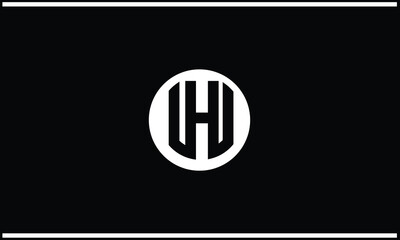 WH, HW, W, H, Abstract Letters Logo Monogram