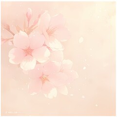 Refined Cherry Blossom Design: Elegant Sakura Wallpaper for Nature-Inspired Projects