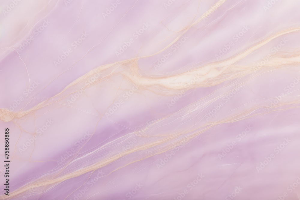 Poster Detailed close up of a luxurious purple marble surface, showcasing intricate patterns and textures with a striking color palette
