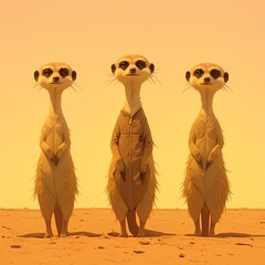 Enthralling Meerkats in Natural Habitat