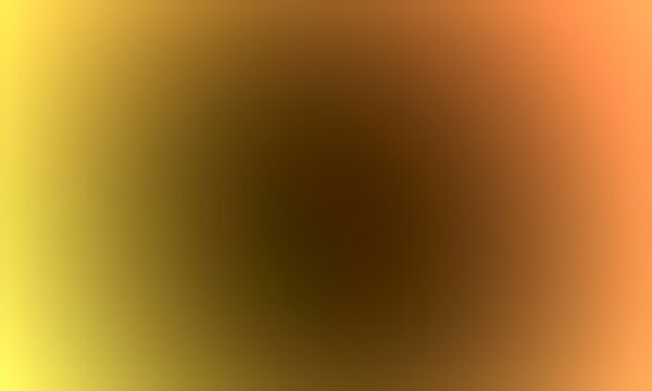 Abstract blurred background image of yellow, orange colors gradient used as an illustration. Designing posters or advertisements.