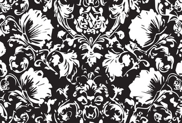 Vintage floral background grunge texture.