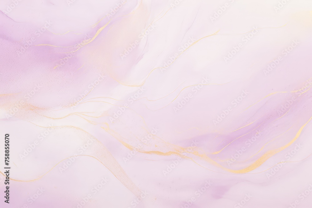 Poster view the intricate details of a close-up shot featuring a blend of pink and yellow marble textures, 