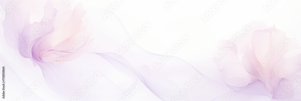 Poster A mesmerizing blur of a delicate white cloth as it gracefully moves with the unseen currents of air, creating a dreamlike and ethereal scene